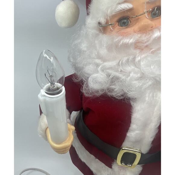 VINTAGE MR SANTA CLAUS TELCO MOTION-ETTES 1996 24” ANIMATED LIGHTED - Picture 3 of 13